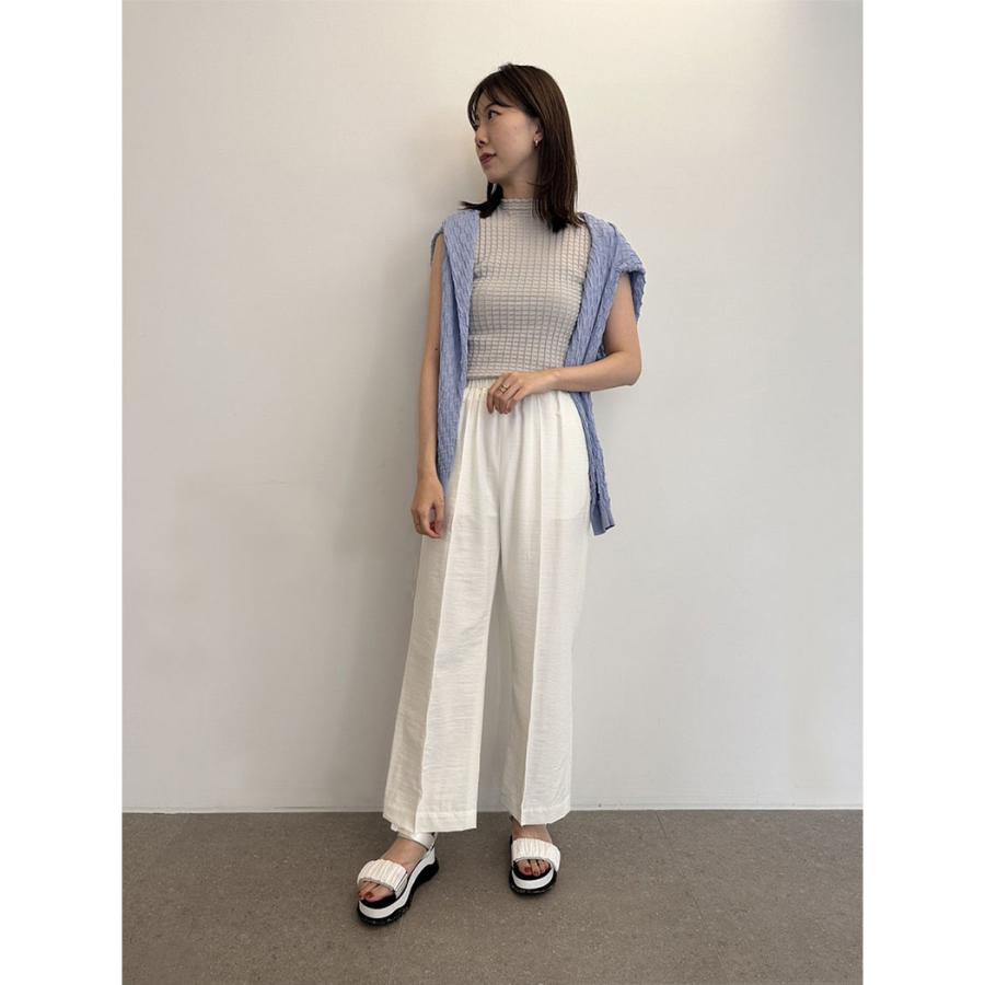 emmi エミ emmi emmi atelier ピンタックウエストゴムパンツ