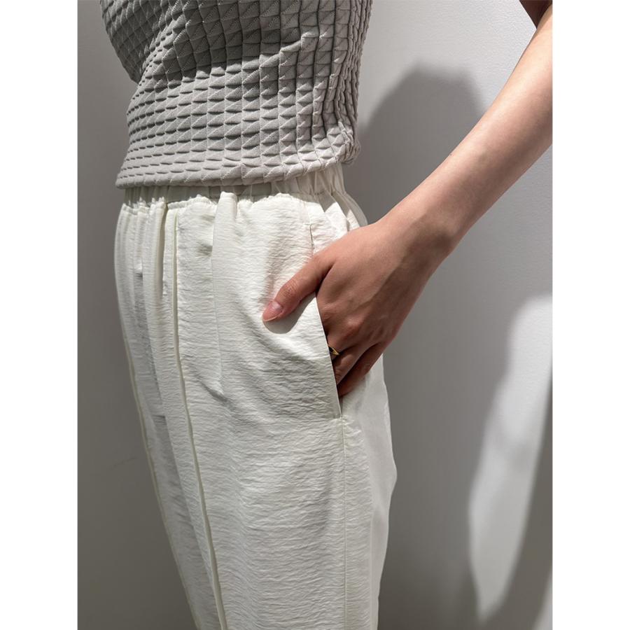 emmi エミ atelier ピンタックウエストゴムパンツ レディース 春 夏  