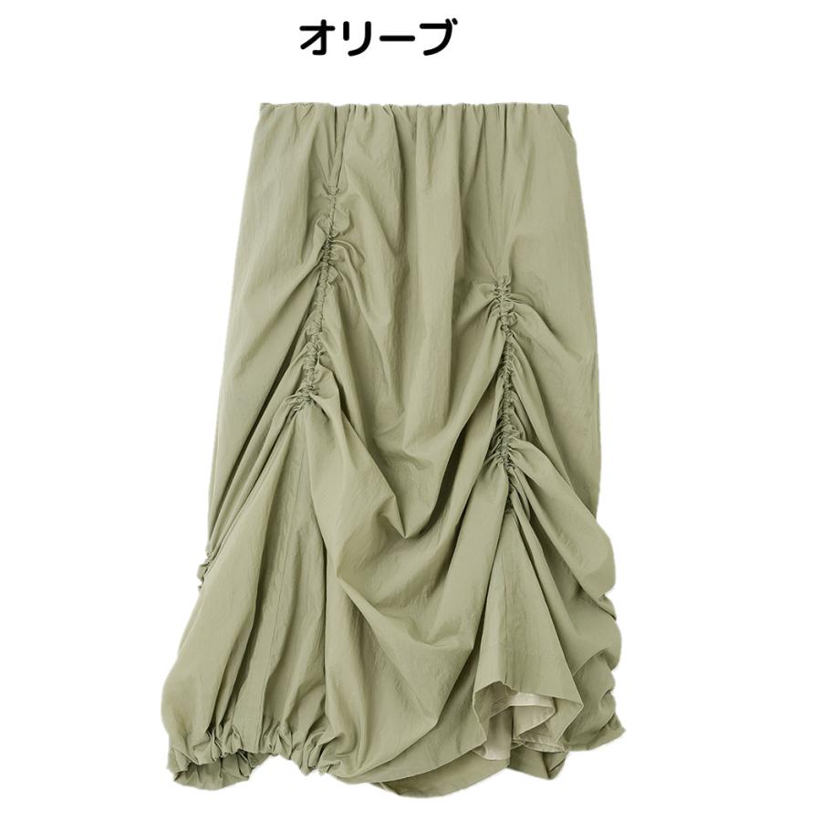 emmi エミ atelier 撥水変形シャーリングスカート レディース 春 emmi エミ atelier 撥水変形シャーリングスカート レディース 春