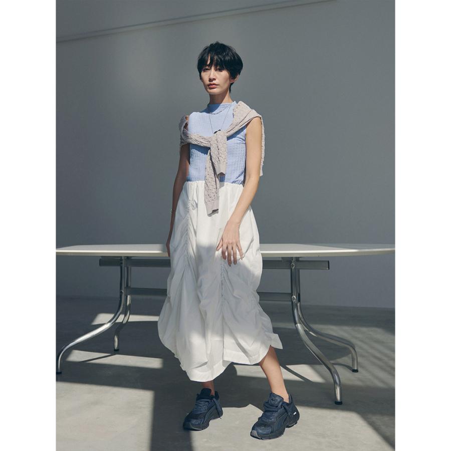 emmi エミ atelier 撥水変形シャーリングスカート レディース 春 emmi エミ atelier 撥水変形シャーリングスカート レディース 春