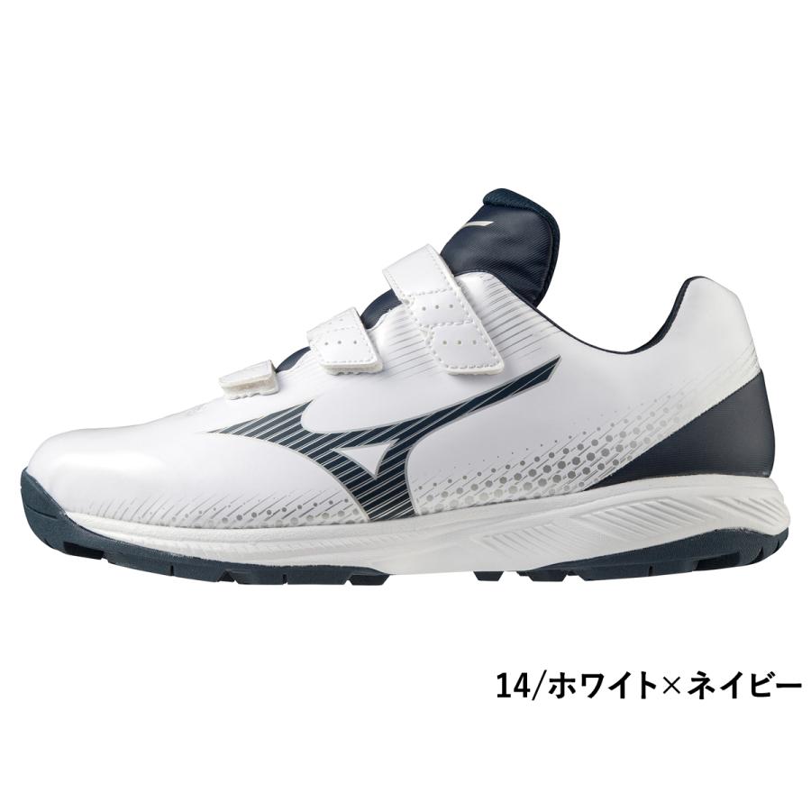 MIZUNO（ミズノ） ライトレボトレーナーCR ホワイト ネイビー レッド