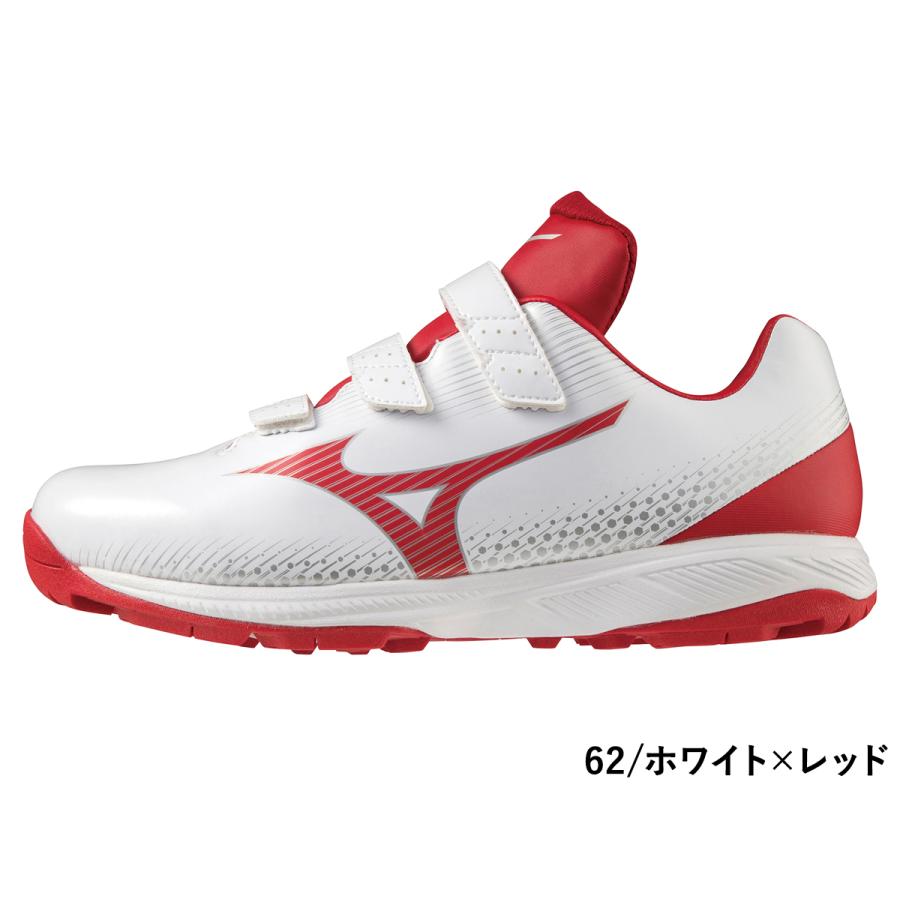 MIZUNO（ミズノ） ライトレボトレーナーCR ホワイト ネイビー レッド
