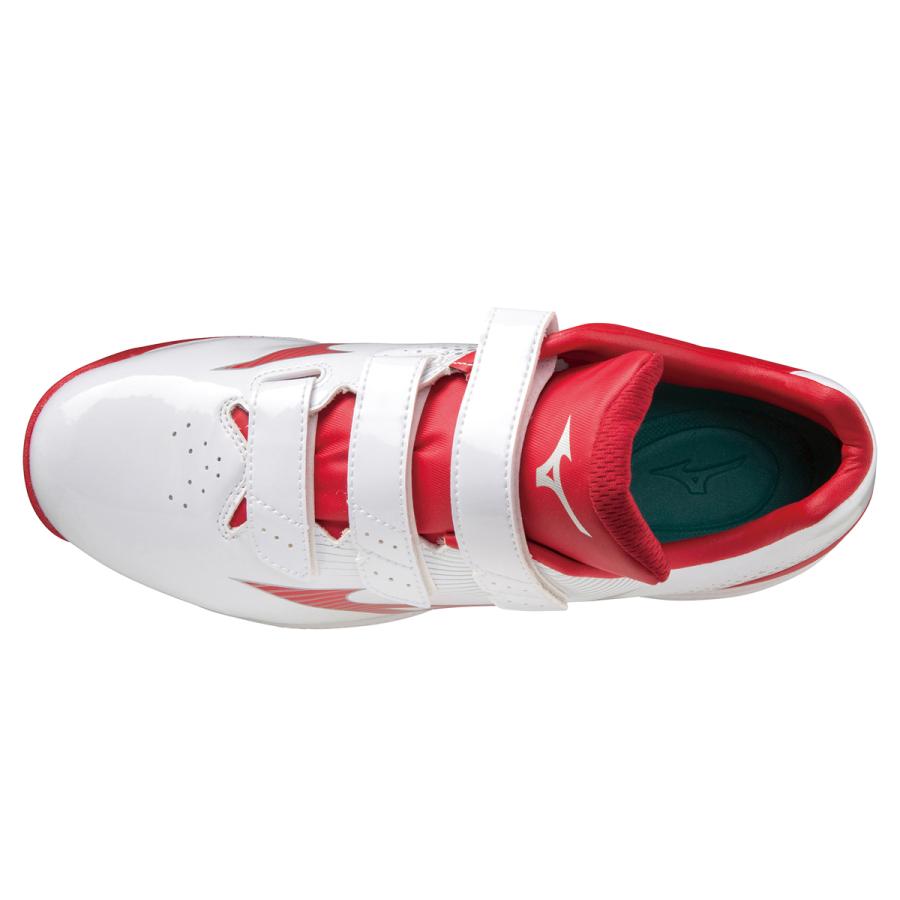 MIZUNO（ミズノ） ライトレボトレーナーCR ホワイト ネイビー レッド