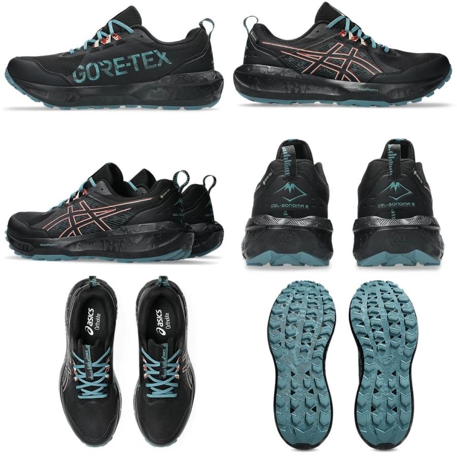 新品　アシックス　ゲルソノマ　ゴアテックス　GTX トレイル　ランニングシューズ GEL-SONOMA 8 GTX | Black/Carrier Grey | ランニング | 【ASICS公式】