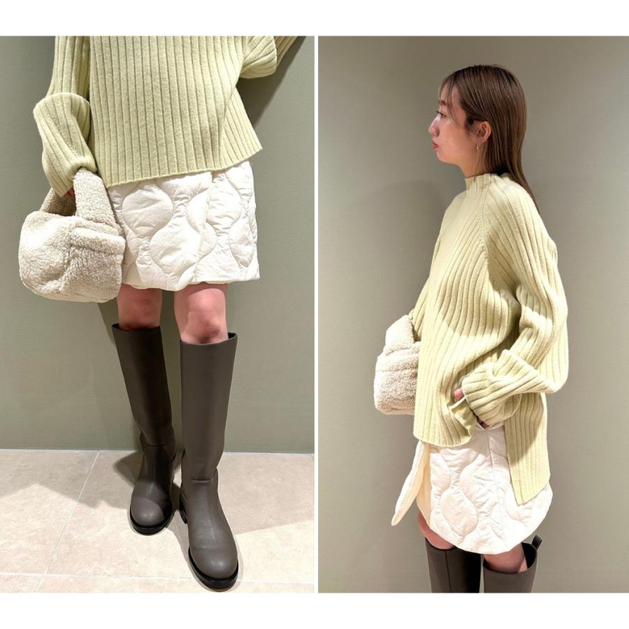 emmi エミ emmi emmi atelier キルティングハーフスカート レディース