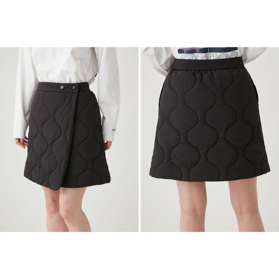 emmi エミ emmi emmi atelier キルティングハーフスカート レディース