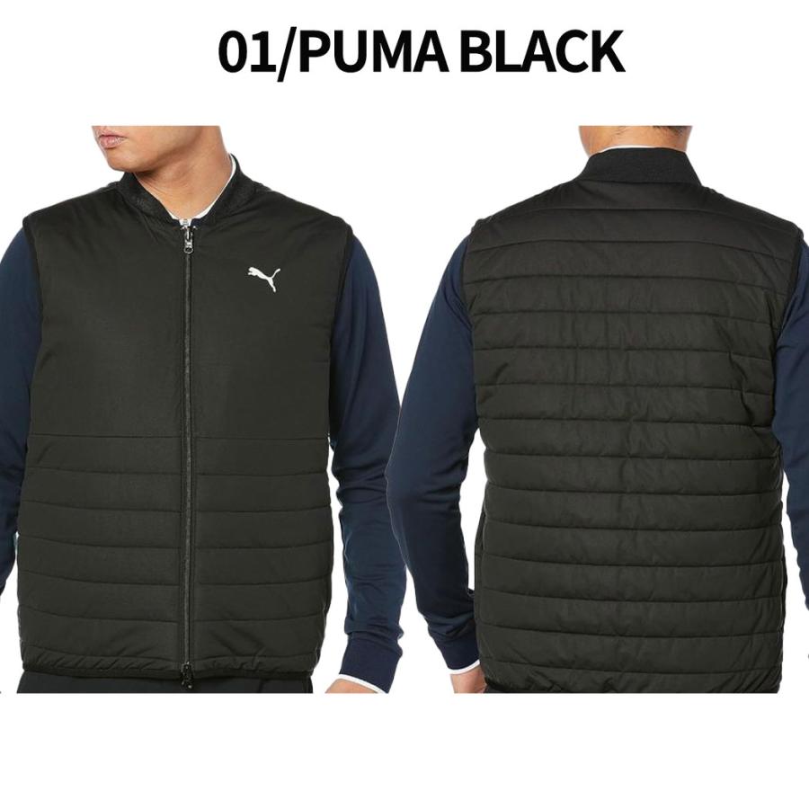 PUMA プーマ ゴルフ ハイパ−ストレッチリバーシブル中綿ベスト