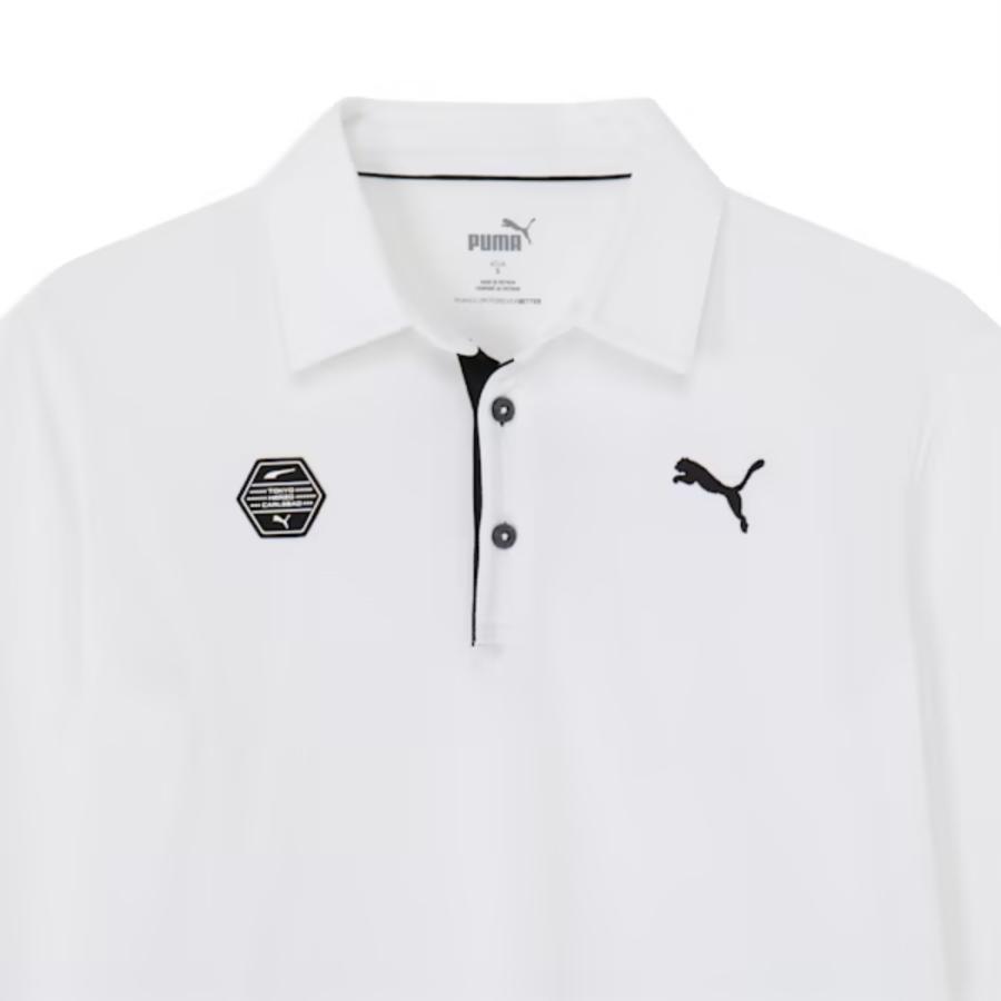 PUMA（プーマ） ゴルフ ストレッチ ベーシック ワッペン ポロシャツ