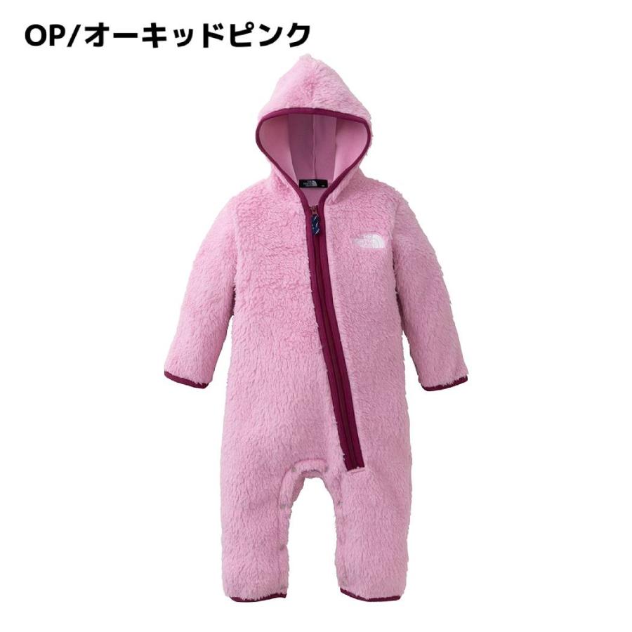 THE NORTH FACE 子ども用フルボディスーツ ネイビー/ピンク THE NORTH