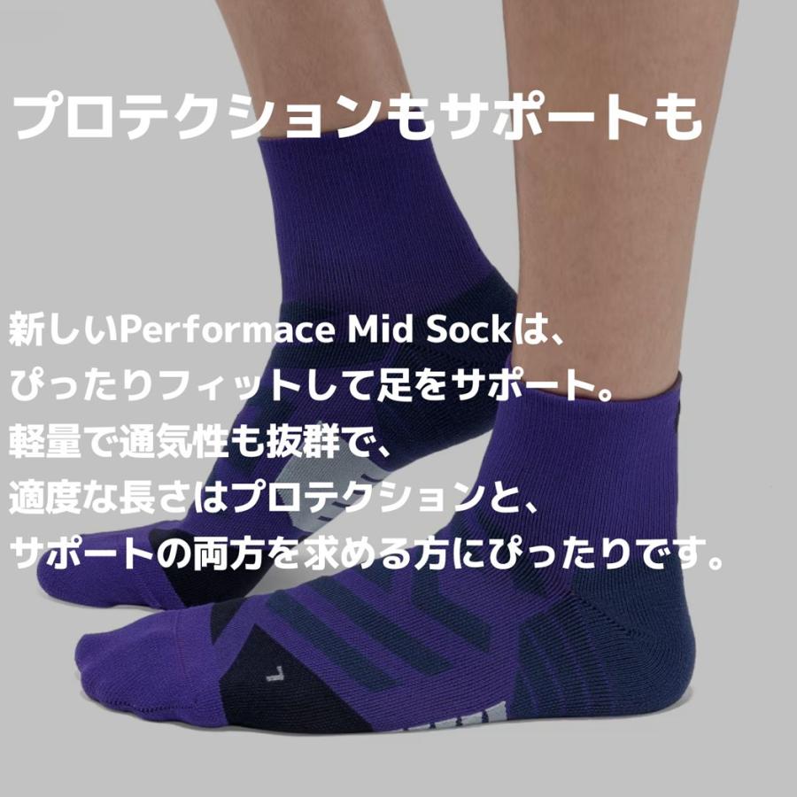 オン On Performance Mid Sock パフォーマンスミッドソックス レディース 靴下 ソックス ランニング スポーツ ジム トレーニング｜mario｜12