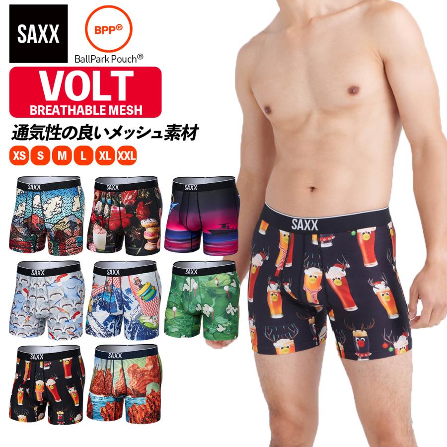 SAXX（サックス） ボクサーパンツ VOLT BREATHABLE MESH BOXER BRIEF