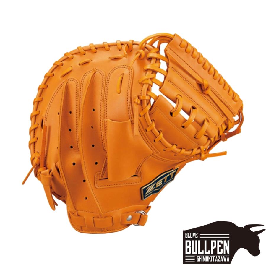 ZETT オレンジ キャッチャーミット ゼット ZETT 硬式用キャッチャーミット 捕手用 一般 オレンジ