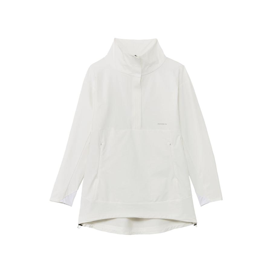 danskin STRETCH DOUBLE WEAVE JACKET ホワイト 【公式通販】