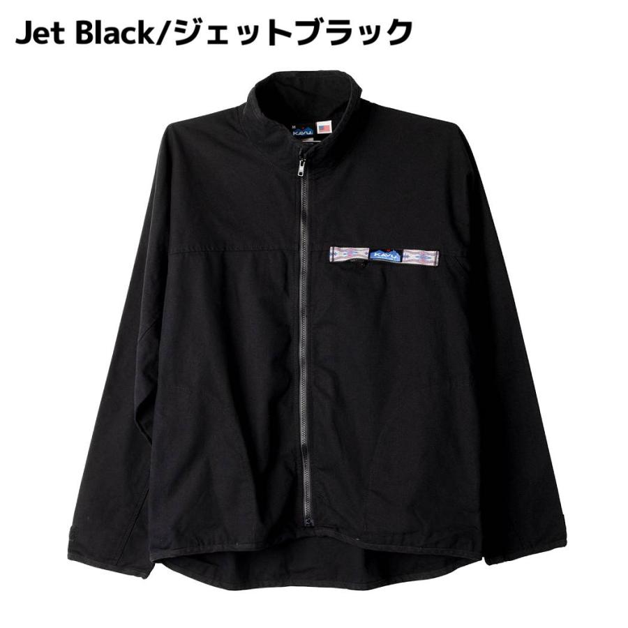 KAVU（カブー） KAVU L/S FZ Throwshirt ロングスリーブ フルジップ
