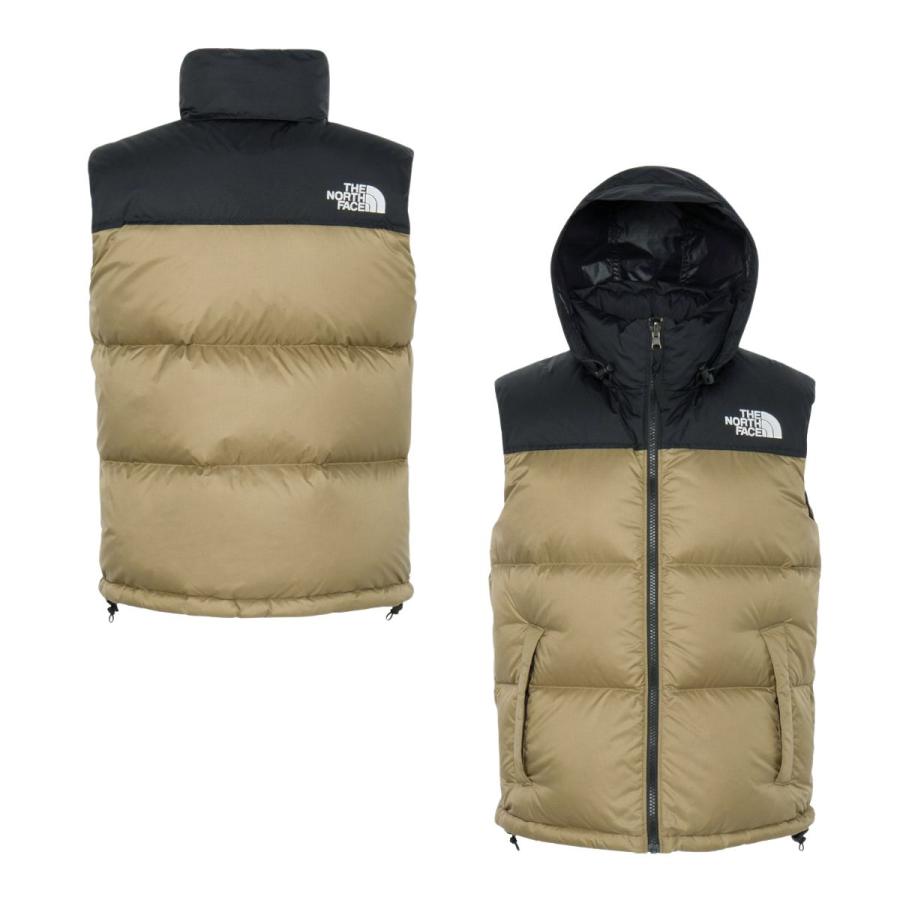【展示品】ノースフェイス ヌプシダウンベスト ベスト ブラック カーキ THE NORTH FACE（ザ ノースフェイス） THE NORTH FACE NUPTSE VEST