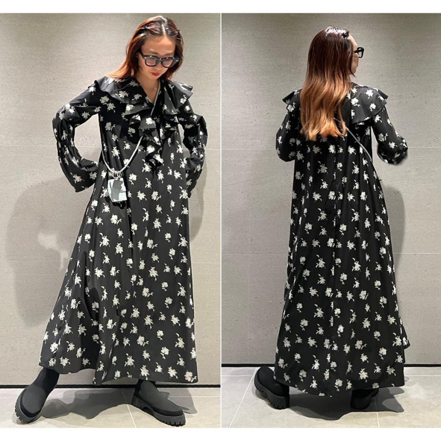 emmi エミ emmi emmi atelier ラッフルカラーワンピース レディース