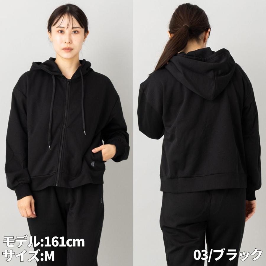 パーカー レディース ジップアップパーカー フルジップパーカー