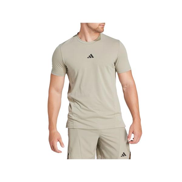 アディダス adidas DESIGNED FOR TRAINING デザインド フォー トレーニング ワークアウト半袖Tシャツ メンズ 春 夏 カーキ 枯草色 半袖 Tシャツ IEJ24-IS3817｜mario｜02