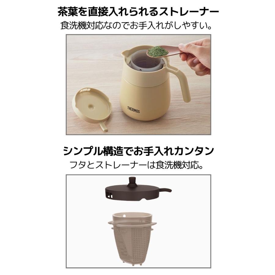 TECNICA（テクニカ） サーモス THERMOS 真空断熱ティーポット 0.7L