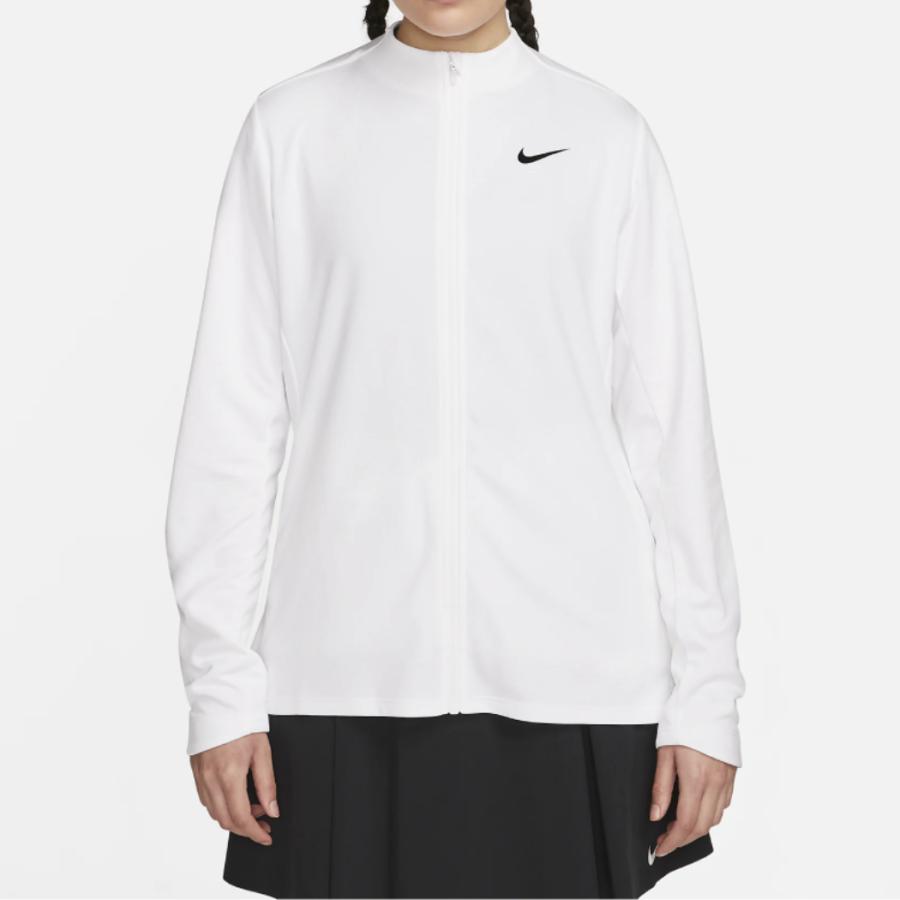 ナイキ NIKE ウィメンズ Dri-FIT UV フルジップ ゴルフトップ レディース 春 秋 スポーツ ゴルフ トレーニング ジャケット アウター ノーカラー フルジップ DX1490 NIKE（ナイキ） ウィメンズ Dri-FIT UV フルジップ ゴルフトップ