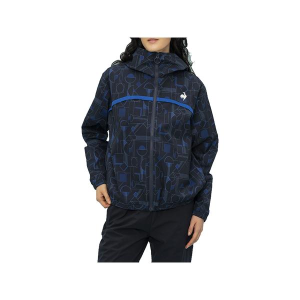 ルコック le coq sportif ウィンドブレーカージャケット レディース 春 秋 はっ水 ネイビー 紺 スポーツ フィットネス パーカー ジャケット QMWXJF30-NV ルコック le coq sportif ウィンドブレーカージャケット レディース 春