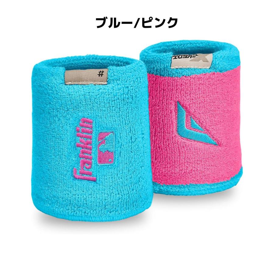 バリーボンズ 実使用リストバンド2本 フランクリン Franklin MLB X-VENT リバーシブル リストバンド