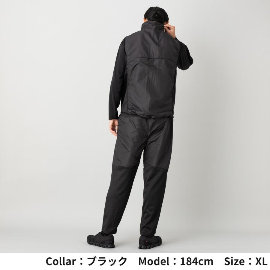 INFIT（インフィット） 中綿キルトニット切り替えロングパンツ 秋 冬