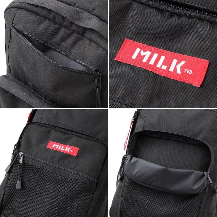 MIZUNO（ミズノ） ミルクフェド MILKFED. W ZIP BACKPACK ダブルジップ
