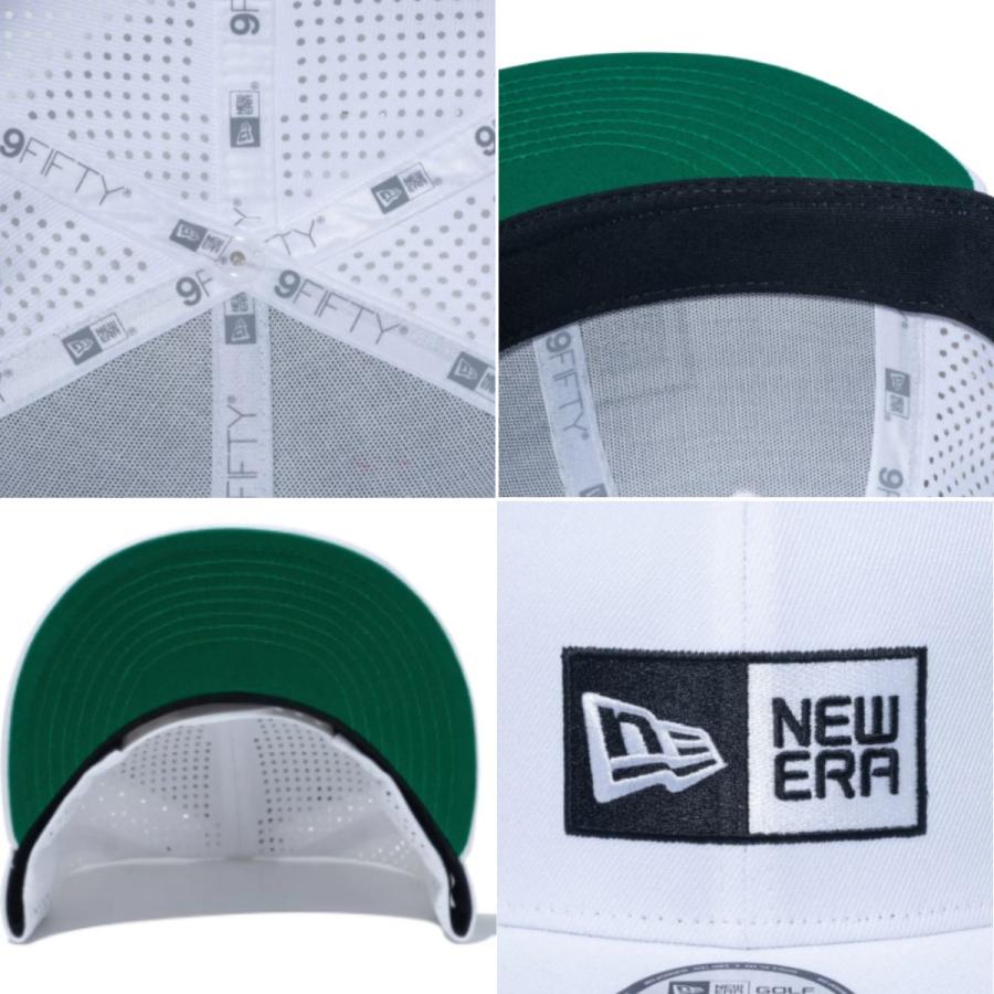 ニューエラ NEW ERA 9FIFTY Laser Perforated Box Logo ボックスロゴ メンズ レディース ユニセックス ゴルフ スポーツ 帽子 キャップ 14109207 14109208｜mario｜07