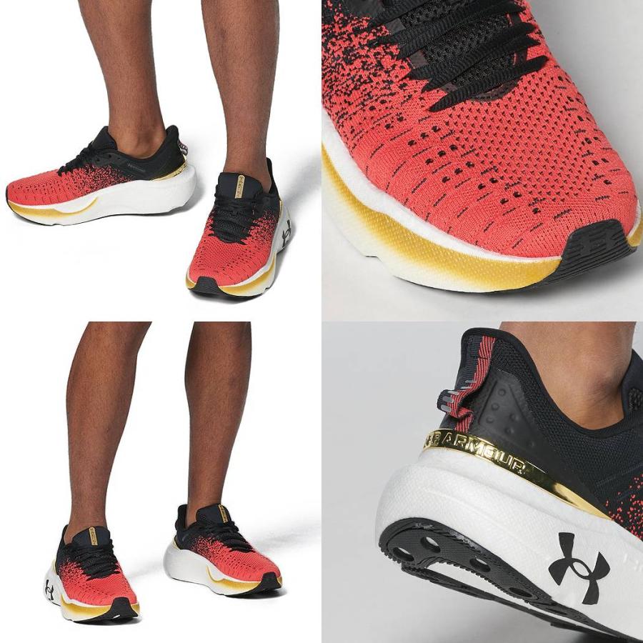 アンダーアーマー UNDER ARMOUR INFINITE ELITE インフィニット エリート メンズ ブラック レッド スポーツ ランニングシューズ ランシュー 3027189｜mario｜05