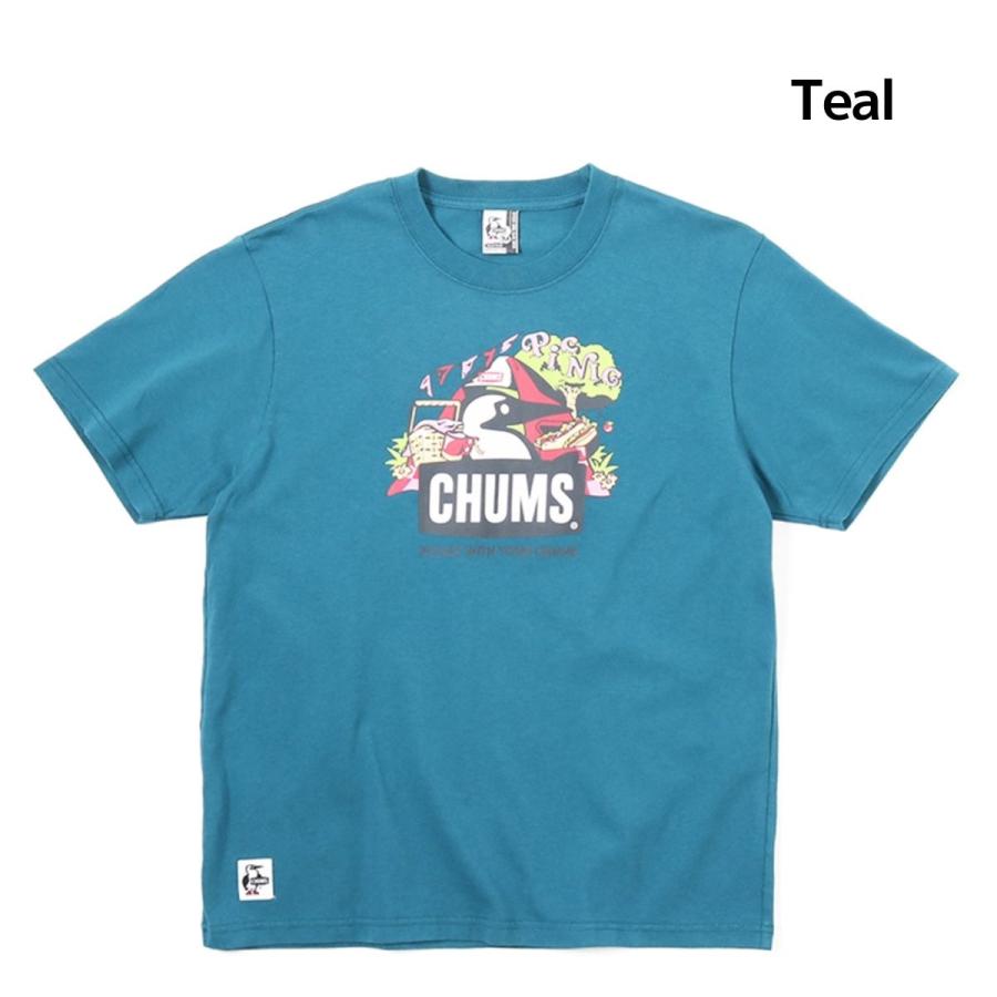 チャムス CHUMS ピクニックブービーTシャツ メンズ 春 夏 カジュアル アウトドア 半袖 ティシャツ トップス 綿100% CH01-2347｜mario｜06