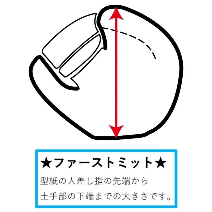 ハタケヤマ HATAKEYAMA 限定軟式グラブ 一塁手用 ファーストミット F1型 プロモデル 野球 軟式 限定カラー 草野球 2024PRO-F01｜mario｜06