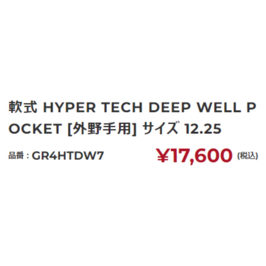 ローリングス Rawlings HYPER TECH ハイパーテック DEEP WELL POCKET 軟式用グラブ 外野手用 12.25インチ 一般 小指2本入れ設計 野球 軟式 グローブ GR4HTDW7｜mario｜09