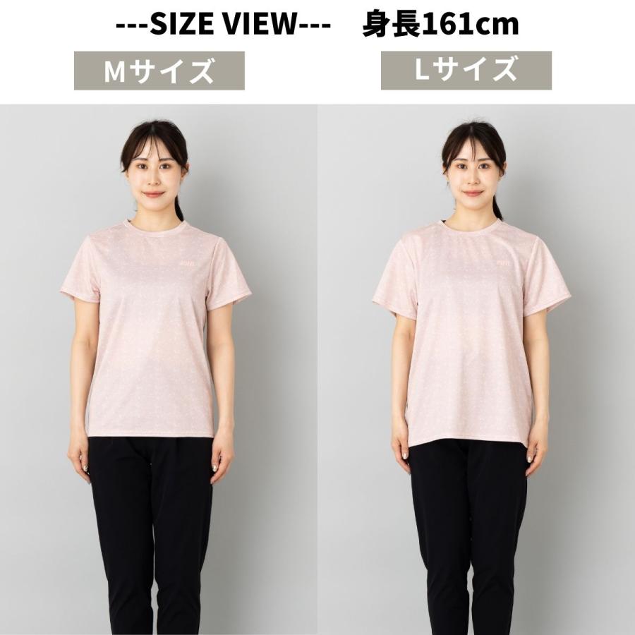 INFIT（インフィット） 潤クール総柄Tシャツ レディース スポーツ