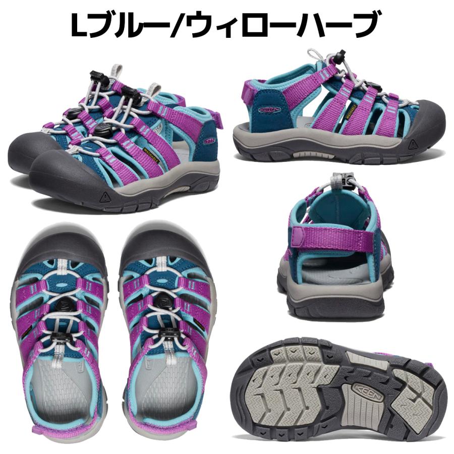 キーン KEEN NEWPORT BOUNDLES ニューポート バウンドレス ジュニア キッズ サンダル シューズ スリッポン 水陸両用 アウトドア キャンプの画像