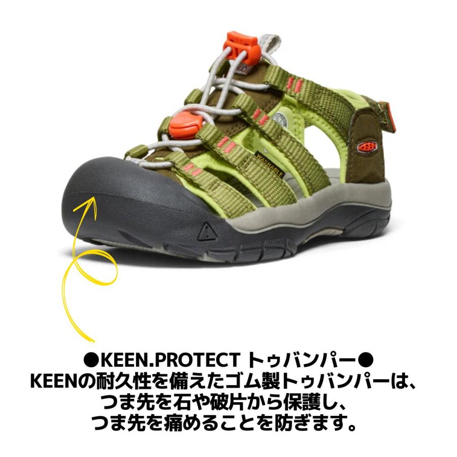 キーン KEEN NEWPORT BOUNDLES ニューポート バウンドレス ジュニア キッズ サンダル シューズ スリッポン 水陸両用 アウトドア キャンプの画像