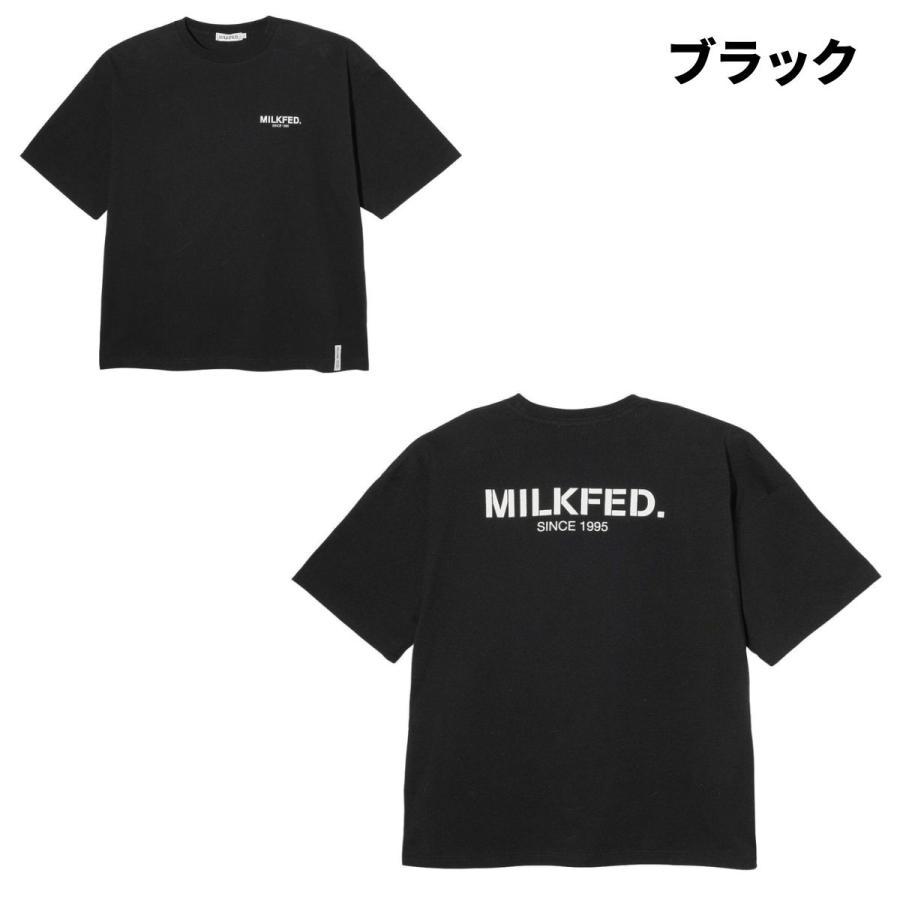 ミルクフェド MILKFED. BASIC S/S TEE ベーシック ショートスリーブティ レディース 春 夏 カジュアル 半袖 シャツ Tシャツ コットン 綿100% 103241011005｜mario｜02