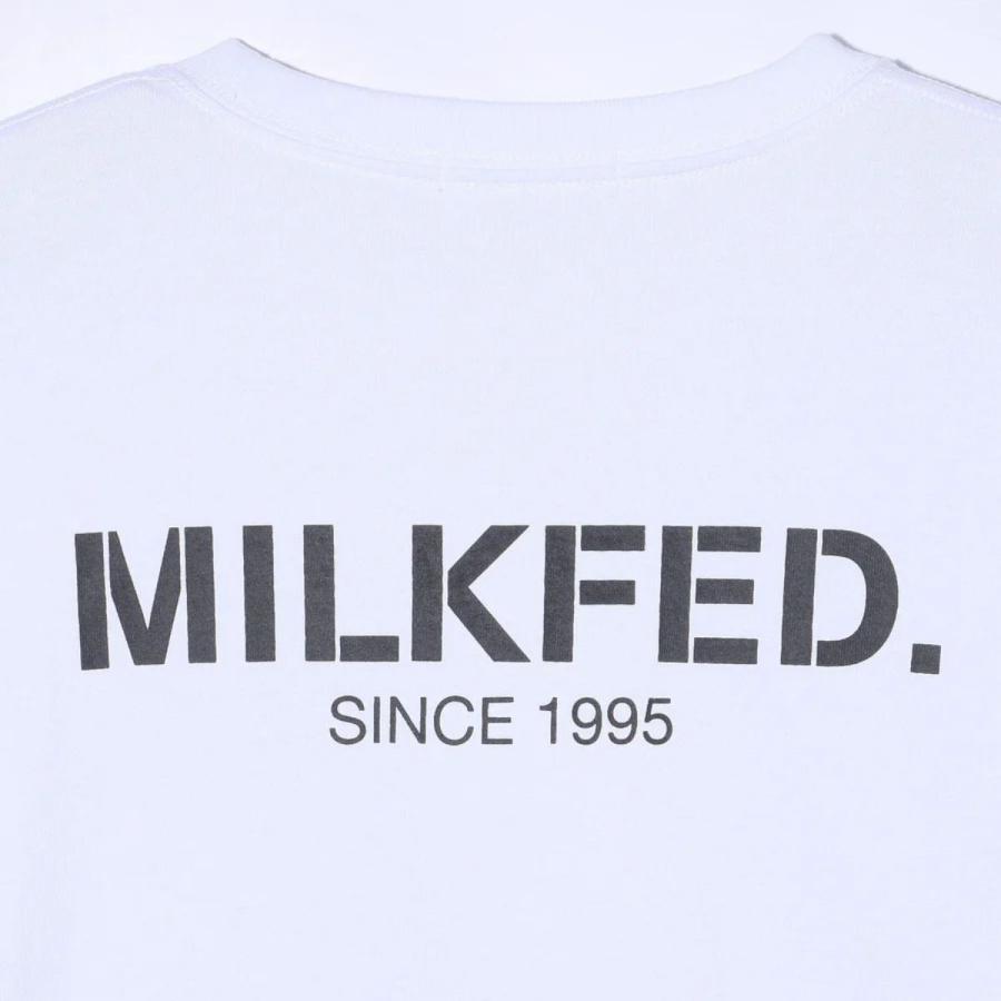 ミルクフェド MILKFED. BASIC S/S TEE ベーシック ショートスリーブティ レディース 春 夏 カジュアル 半袖 シャツ Tシャツ コットン 綿100% 103241011005｜mario｜05