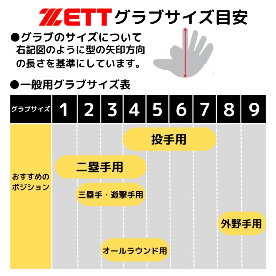 プロステイタス ゼット ZETT 硬式用グラブ 外野手用 サイズ9