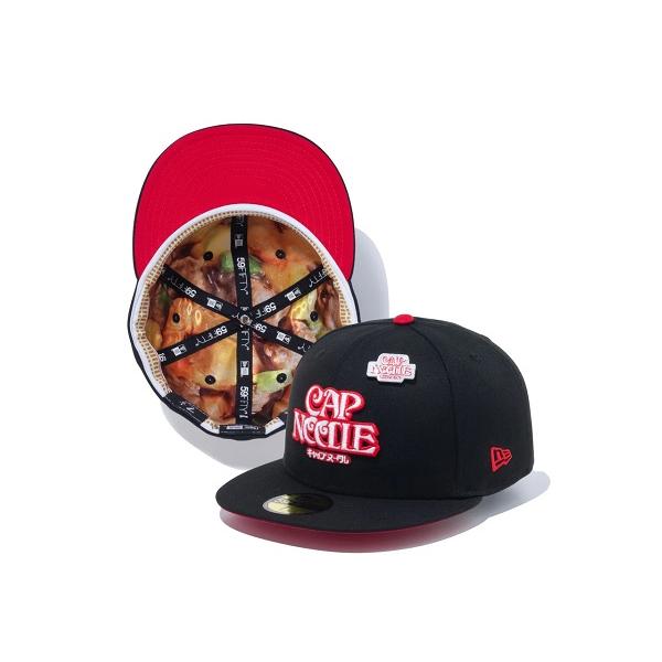 NEW ERA ニューエラ 59FIFTY CUP NOODLE カップヌードル CAP ブラック キャッピ カジュアル 帽子 ...