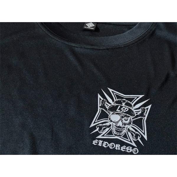 エルドレッソ ELDORESO Lsd Bone Tee Lsd ボーン Tシャツ ユニセックス 春 夏 ブラック 黒 スポーツ トレーニング 半袖 Tシャツ E1011223-Black｜mario｜03