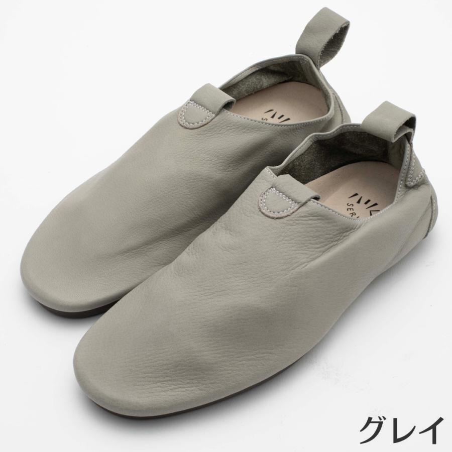 ハリくた くた外羽根 グレー L-Mサイズ(25.0〜25.5) HK-2002[日本製 ローファー 革靴 メンズ レディース ユニセックス ウォッシャブルレザー][取り寄せ][送料無料](6061330) ハリくた SERIES ハリくた はりくた くた モック メンズ レディース