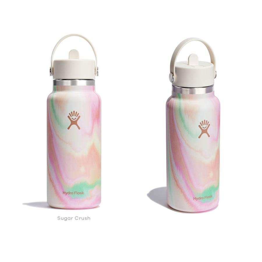 Limited ハイドロフラスク 32oz シュガークラッシュ ストロー付水筒 Limited ハイドロフラスク 32oz シュガークラッシュ ストロー付水筒