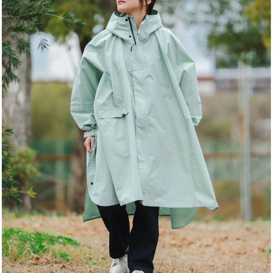 キウ Kiu NEW STANDARDRAIN PONCHO ニュースタンダードレインポンチョ ユニセックス 耐水圧 20,000mmH2O レインコート 雨具 撥水 はっ水 大雨 台風 フェス K163｜mario｜14