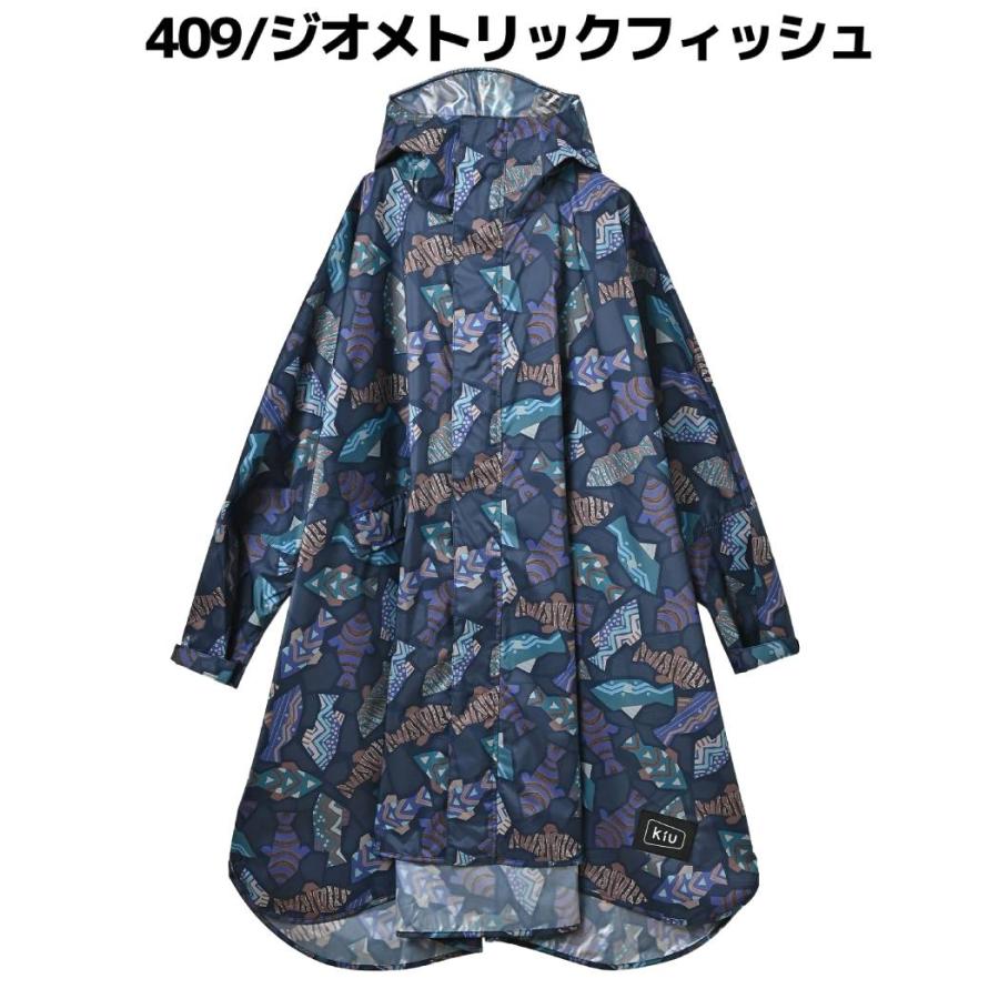 キウ Kiu NEW STANDARDRAIN PONCHO ニュースタンダードレインポンチョ ユニセックス 耐水圧 20,000mmH2O レインコート 雨具 撥水 はっ水 大雨 台風 フェス K163｜mario｜08