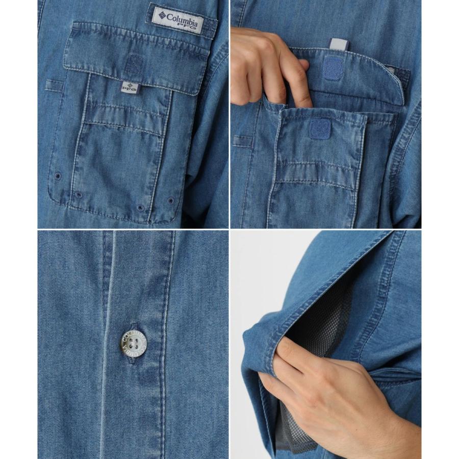 Columbia（コロンビア） バハマIIデニムショートスリーブシャツ メンズ