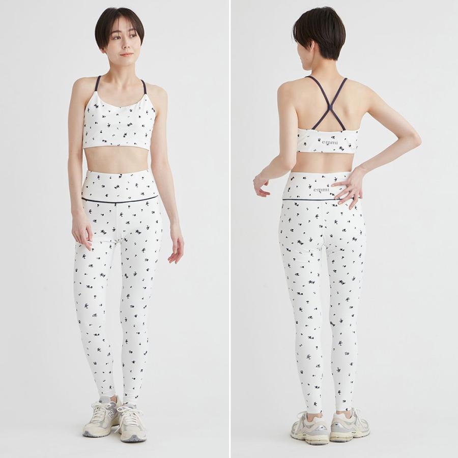 emmi エミ emmi emmi yoga ミニフラワーUVカットレギンス レディース