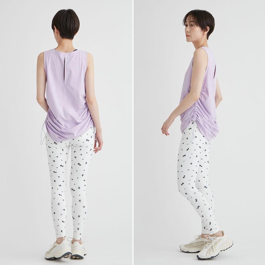 emmi エミ emmi emmi yoga ミニフラワーUVカットレギンス レディース