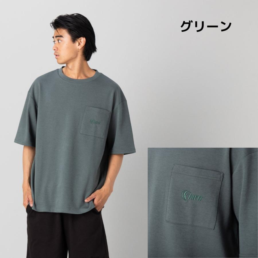 INFIT（インフィット） インフィニティコンフォートドライポケットTシャツ メンズ カジュアル スポーツ トレーニング 半袖 Tシャツ ...