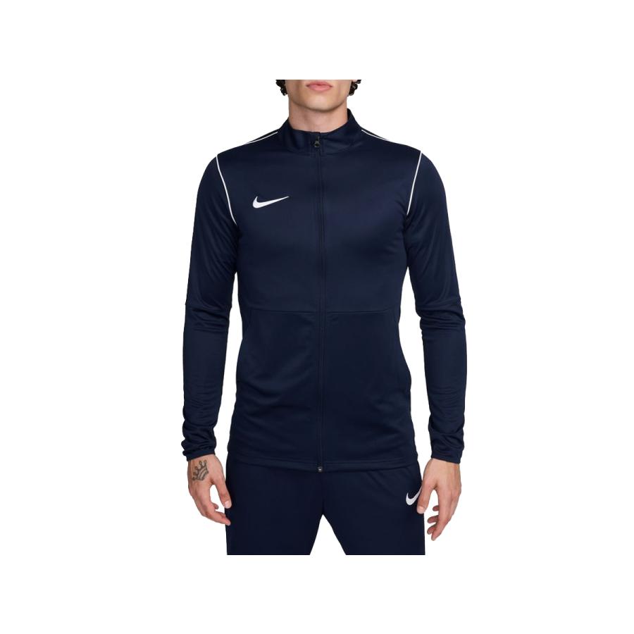 Nike フルジップ長袖シャツ 黒/青 NIKE（ナイキ） パーク20 ニット トラックジャケット メンズ ネイビー